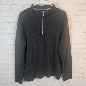 Men's Flag & Anthem Zip-Up Sweater, Size XL